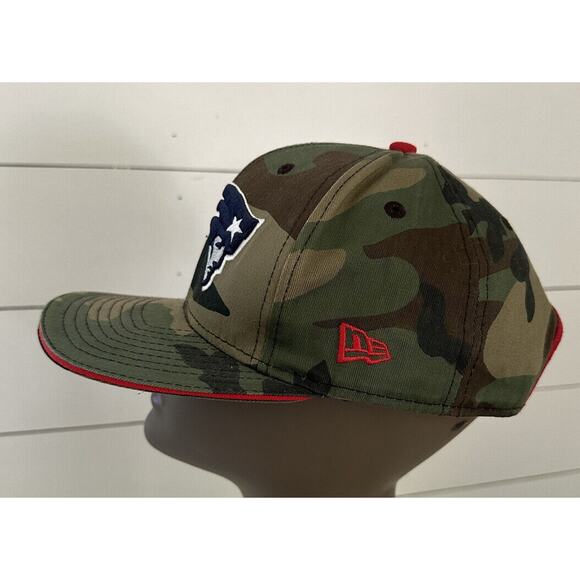 New England Patriots NFL New Era 9FIFTY Hat Cap Camouflage SnapBack - Picture 4 of 9